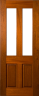 DG014 Glazed Timber Entrance Door