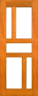  DG099S Glazed Timber Entrance Door