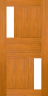 DC099SA 1020 Glazed Timber Entrance Door