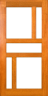 DG099S 1020 Glazed Timber Entrance Door