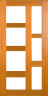 DG216S 1020 Glazed Timber Entrance Door