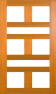 DGP215S Glazed Timber Entrance Door